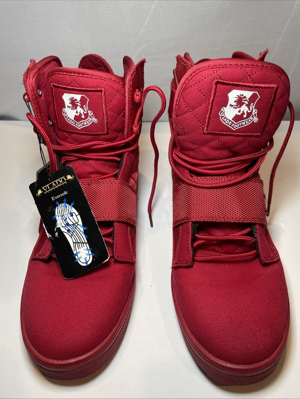 VLADO FOOTWEAR ATLAS CASUAL SHOE 1500-5 RED Sz 9.5 US 42.5 Eu